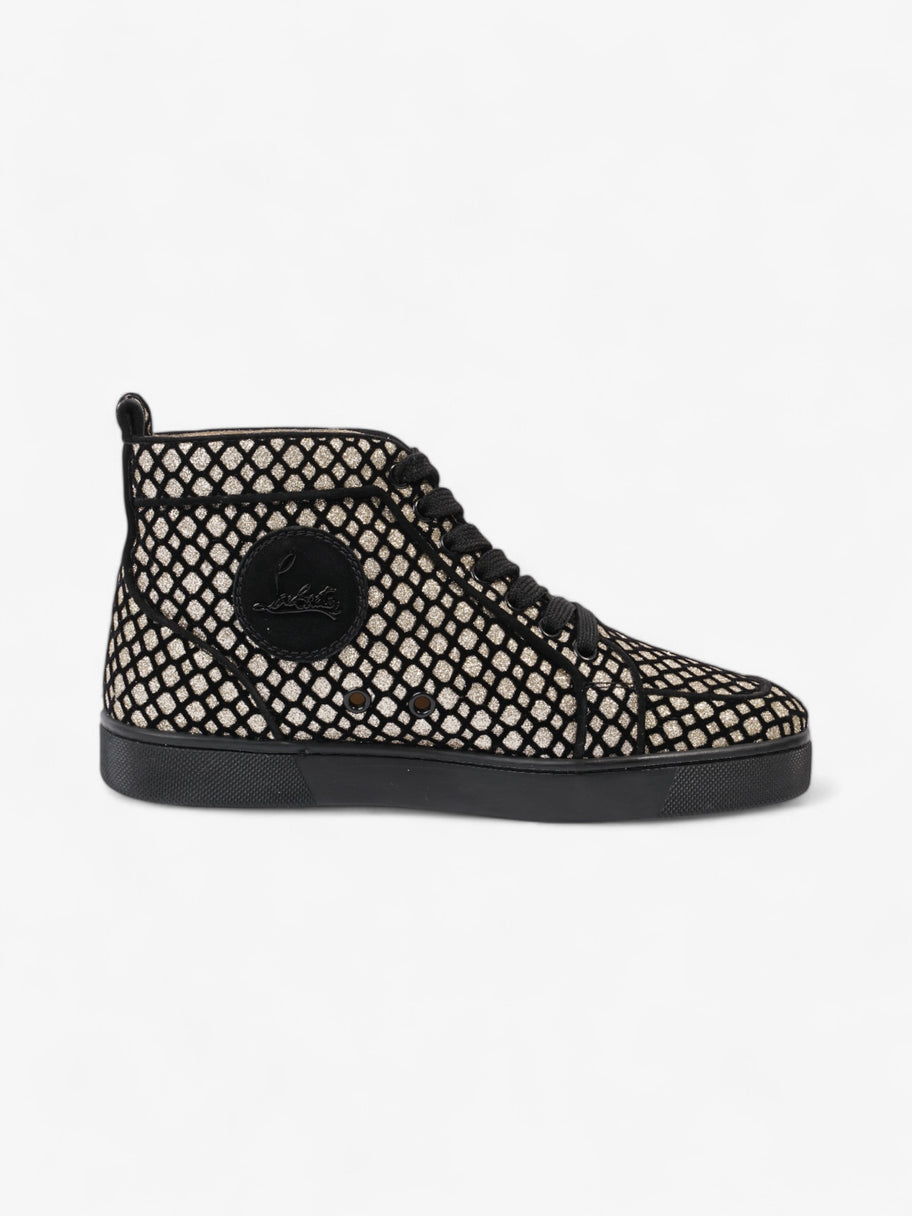 Christian Louboutin Rantus Orlanto High-tops  Black / Gold Glitter EU 37.5 UK 4.5 Image 4