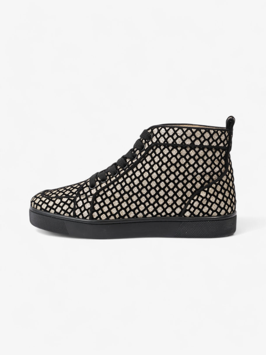 Christian Louboutin Rantus Orlanto High-tops  Black / Gold Glitter EU 37.5 UK 4.5 Image 5