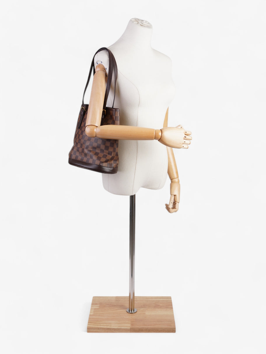 Louis Vuitton Marais Bucket Bag Damier Ebene Coated Canvas Image 2