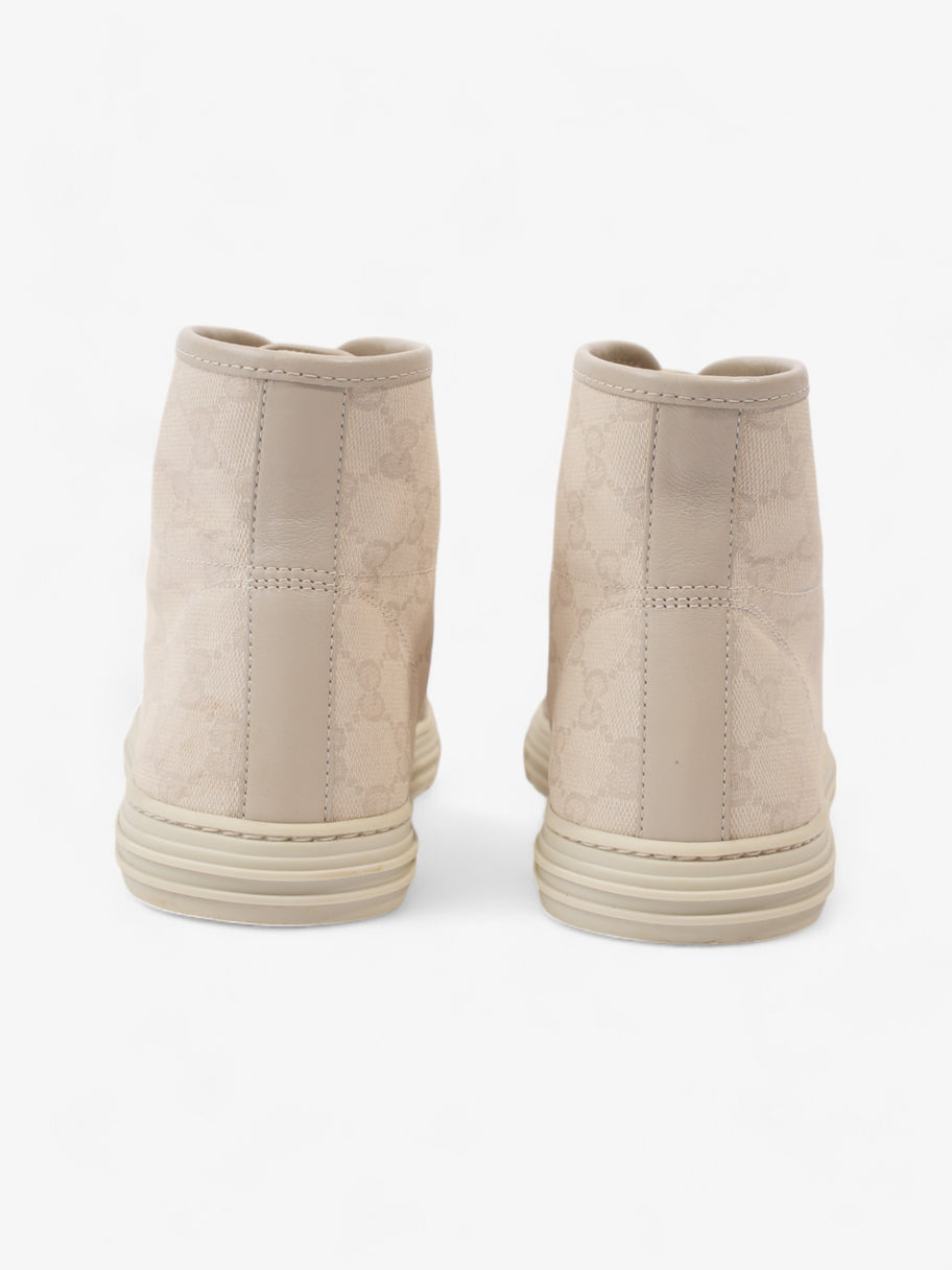 Gucci GG Monogram High-Top Sneakers Beige  Canvas EU 40 UK 7 Image 6