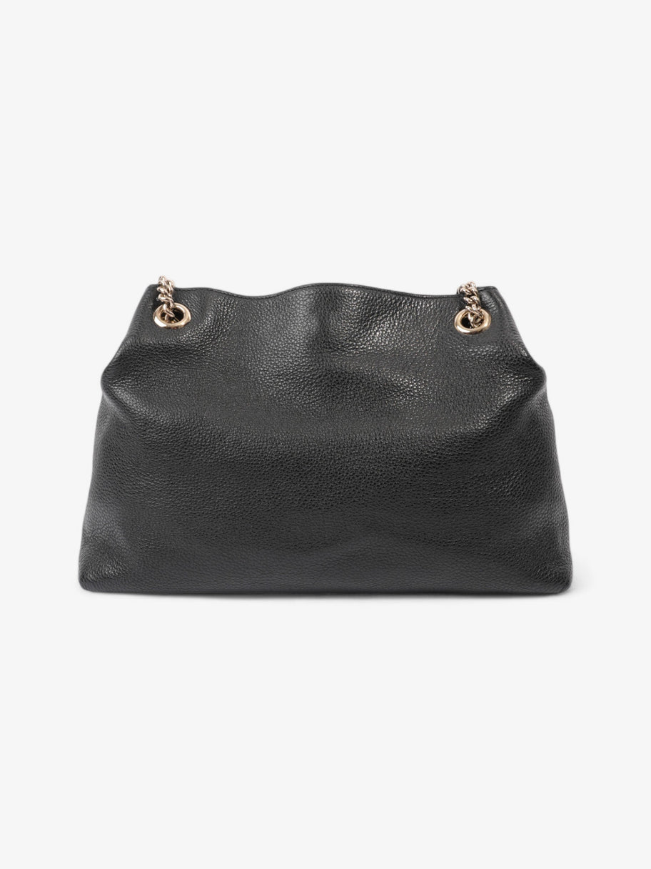 Gucci Soho Chain Tote Black Leather Image 4