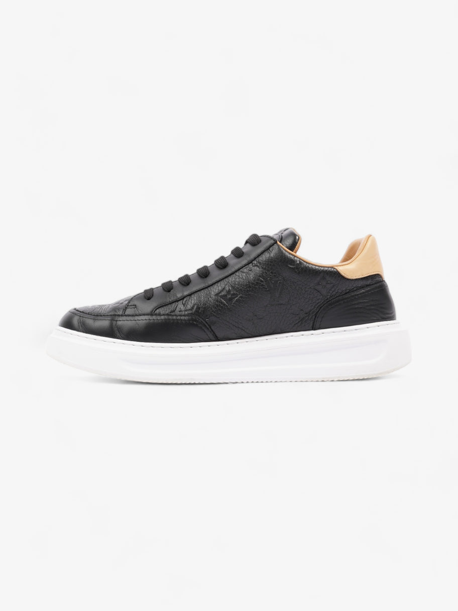 Louis Vuitton Beverly Hills Sneakers Black Monogram / Beige Calfskin Leather EU 43 UK 9 Image 3