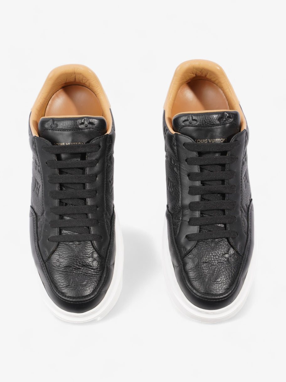 Louis Vuitton Beverly Hills Sneakers Black Monogram / Beige Calfskin Leather EU 43 UK 9 Image 8