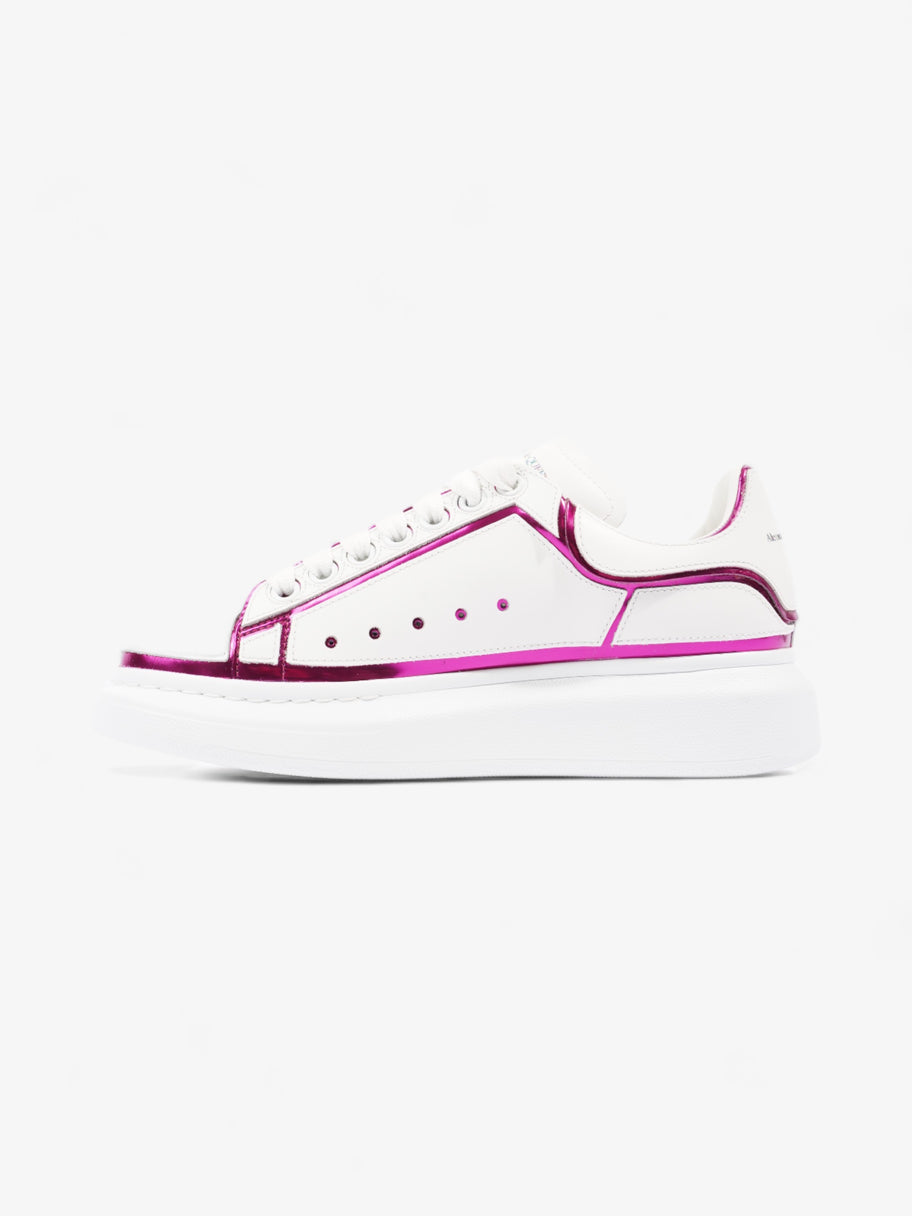 Alexander McQueen Oversized Sneakers White / Metallic Pink Leather EU 39 UK 6 Image 3