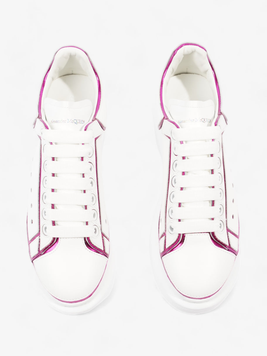 Alexander McQueen Oversized Sneakers White / Metallic Pink Leather EU 39 UK 6 Image 8