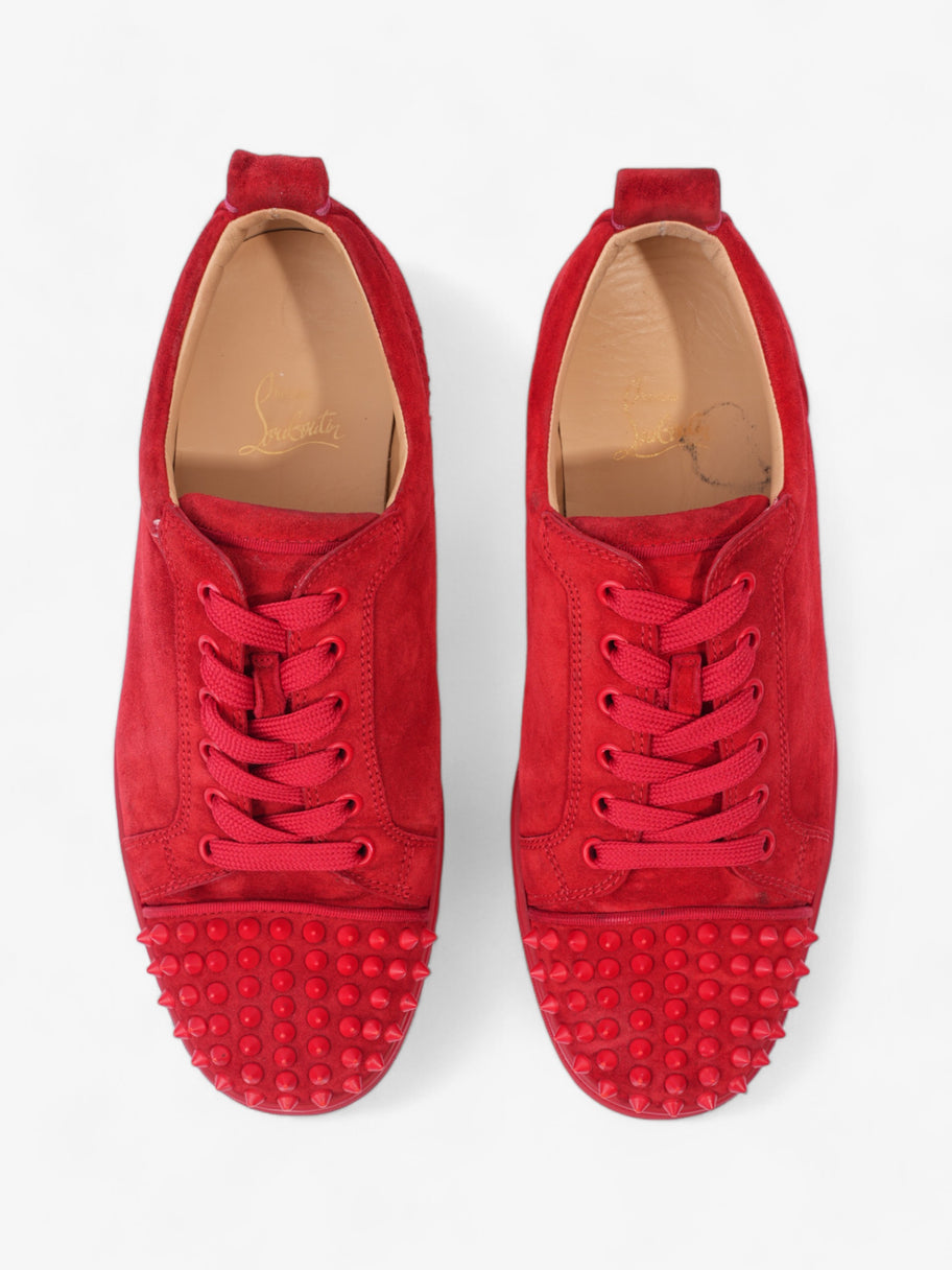 Christian Louboutin Louis Junior Spikes Red Suede EU 41 UK 7 Image 8