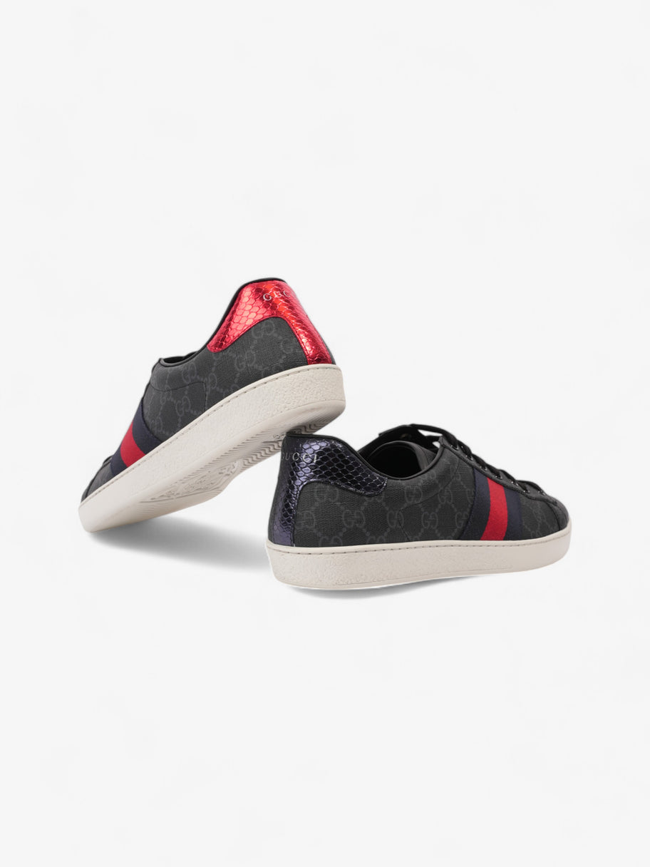 Gucci Ace Black / Navy  / Red Coated Canvas EU 43.5 UK 9.5 Image 9