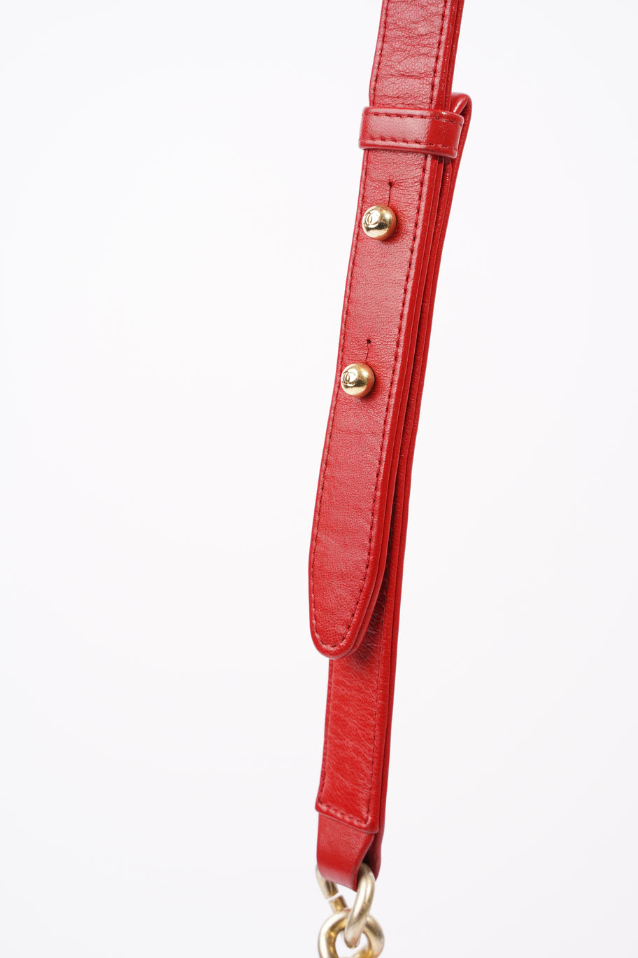 Boy Bag Red Calfskin Leather Large Image 14