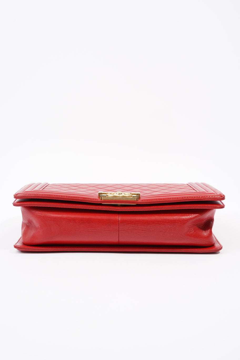 Boy Bag Red Calfskin Leather Large Image 7