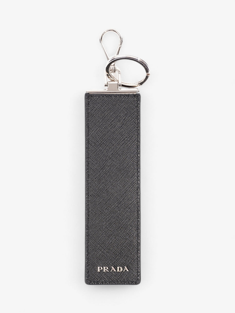 Prada black keychain hotsell