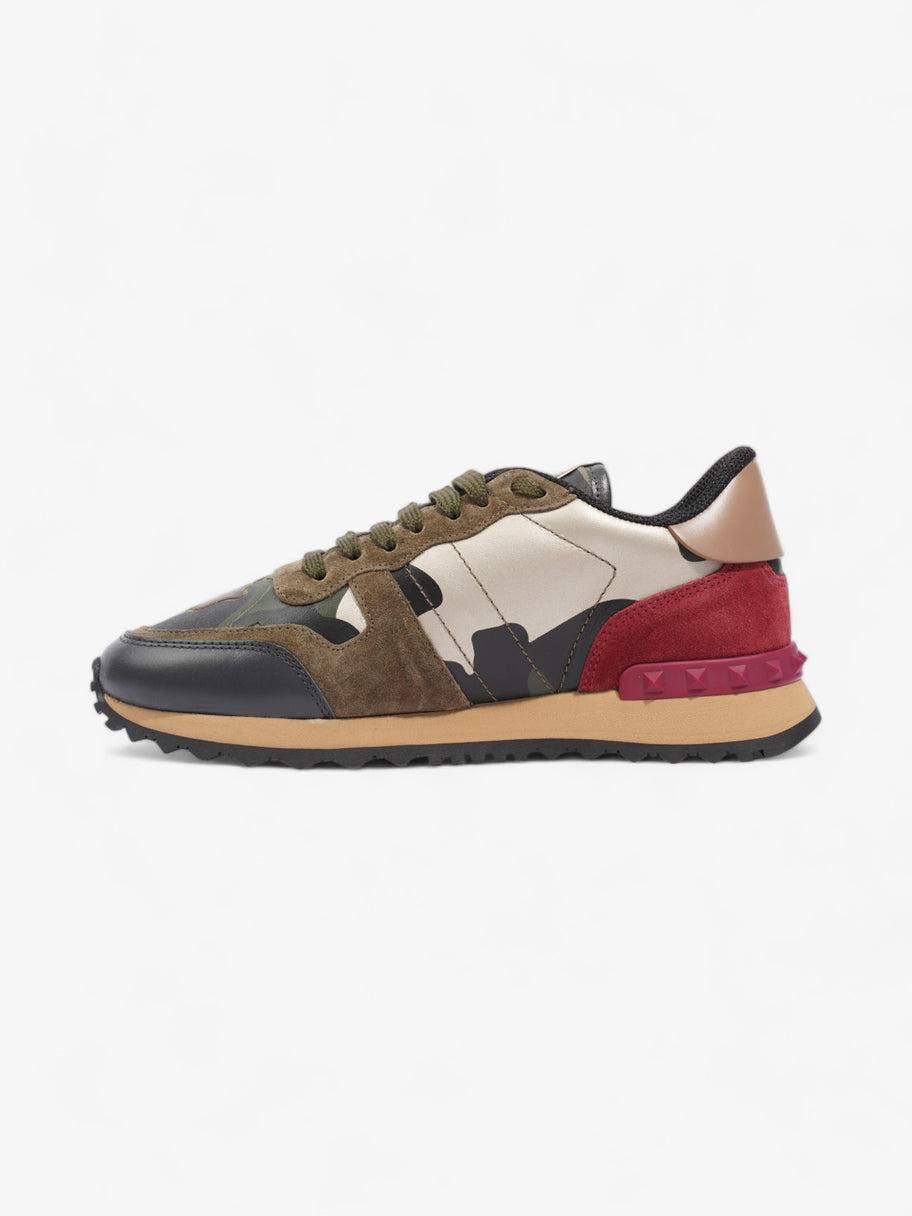 Valentino Rockstud Runner Camoflauge / Red / Brown  Leather EU 38 UK 5 Image 3