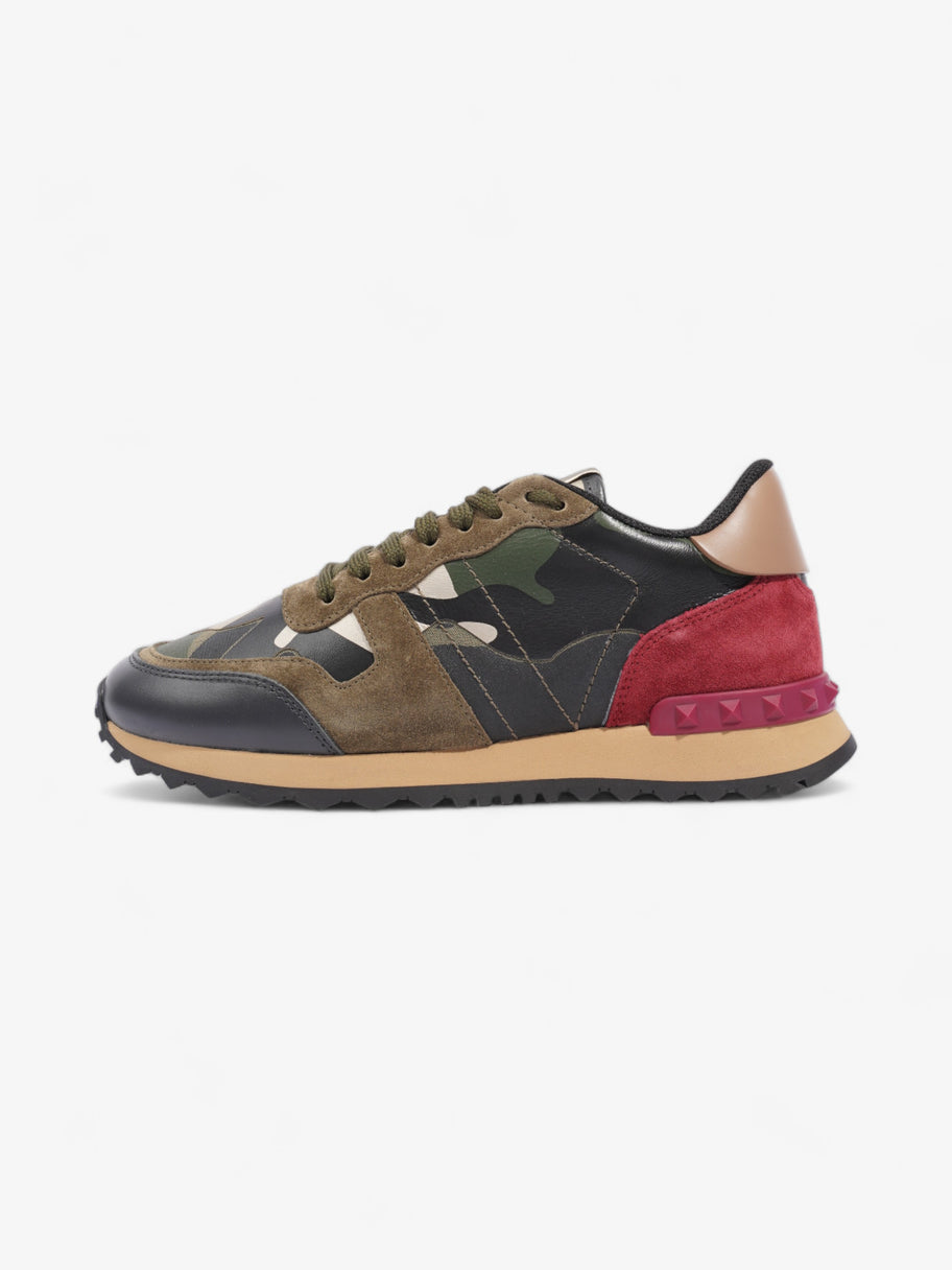 Valentino Rockstud Runner Camoflauge / Red / Brown  Leather EU 38 UK 5 Image 5