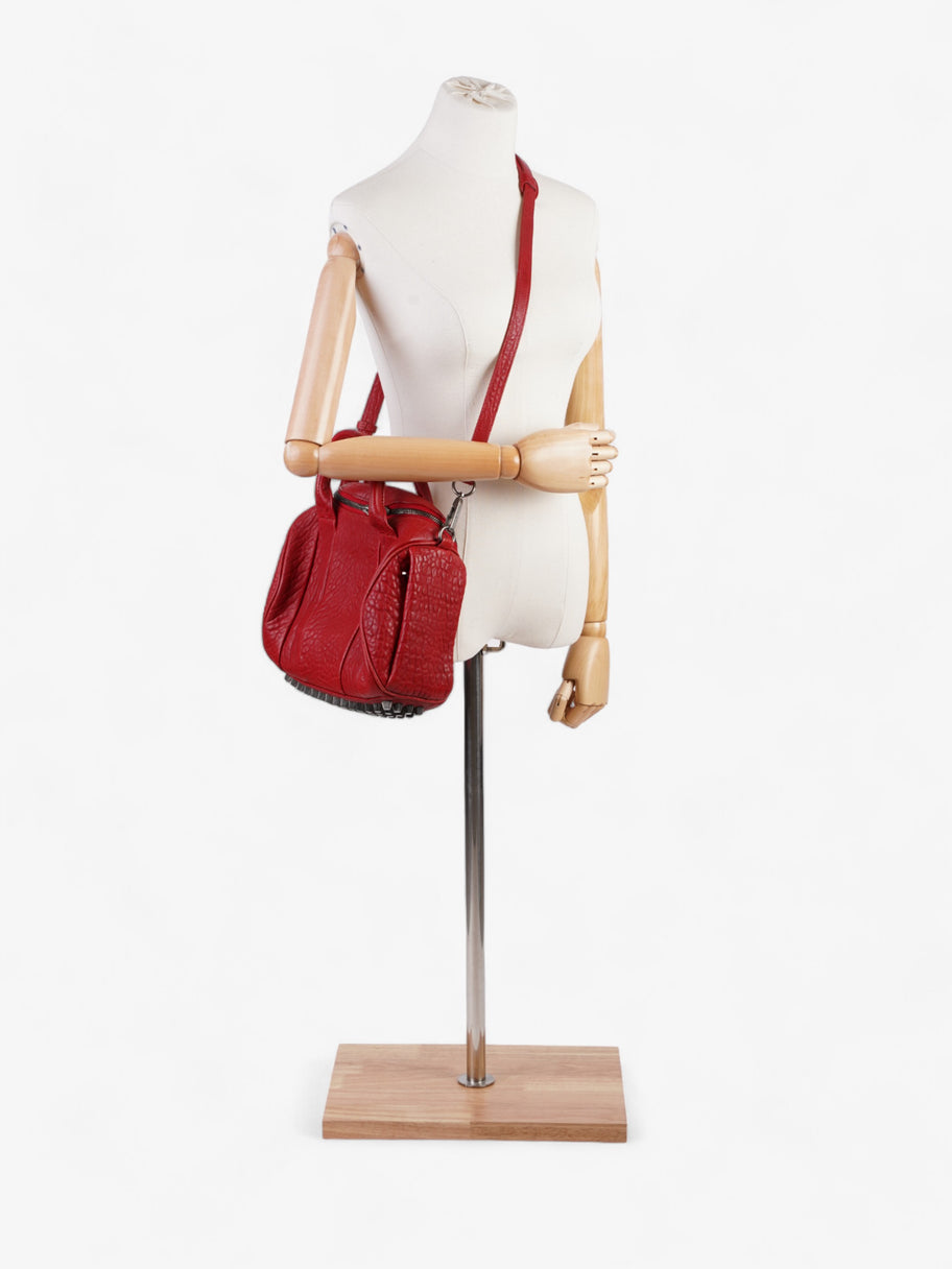 Alexander Wang Rocco Red Grained Leather Image 2