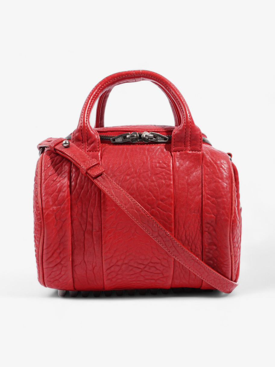 Alexander Wang Rocco Red Grained Leather Image 1