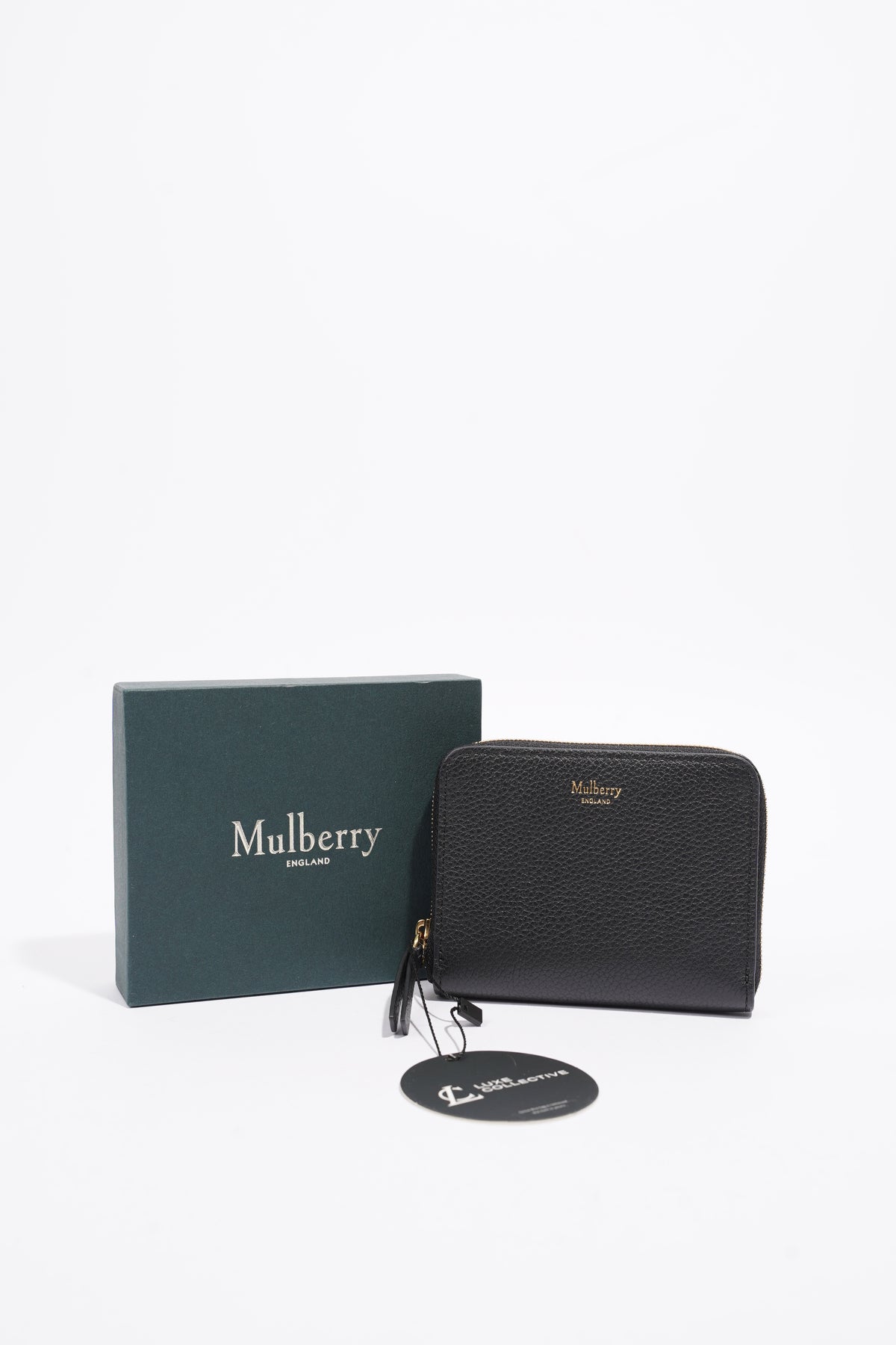 Leather wallet Mulberry Black in Leather - 41877532