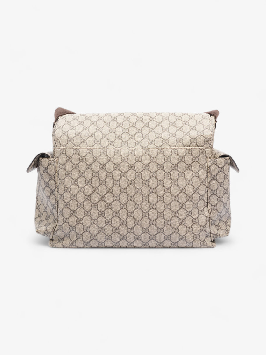 Gucci Baby Changing Bag Beige And Ebony GG Supreme Coated Canvas Image 4