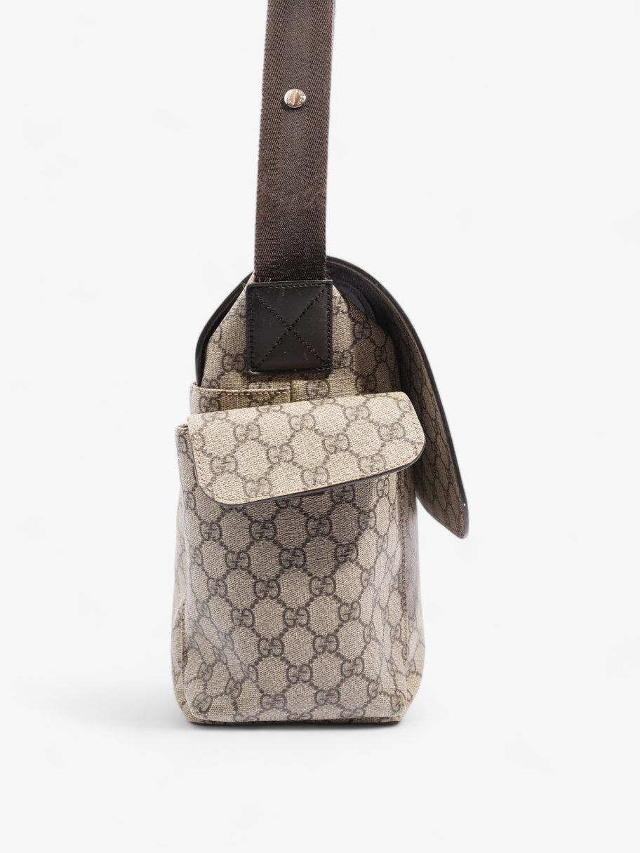 Gucci Baby Changing Bag Beige And Ebony GG Supreme Coated Canvas Image 5