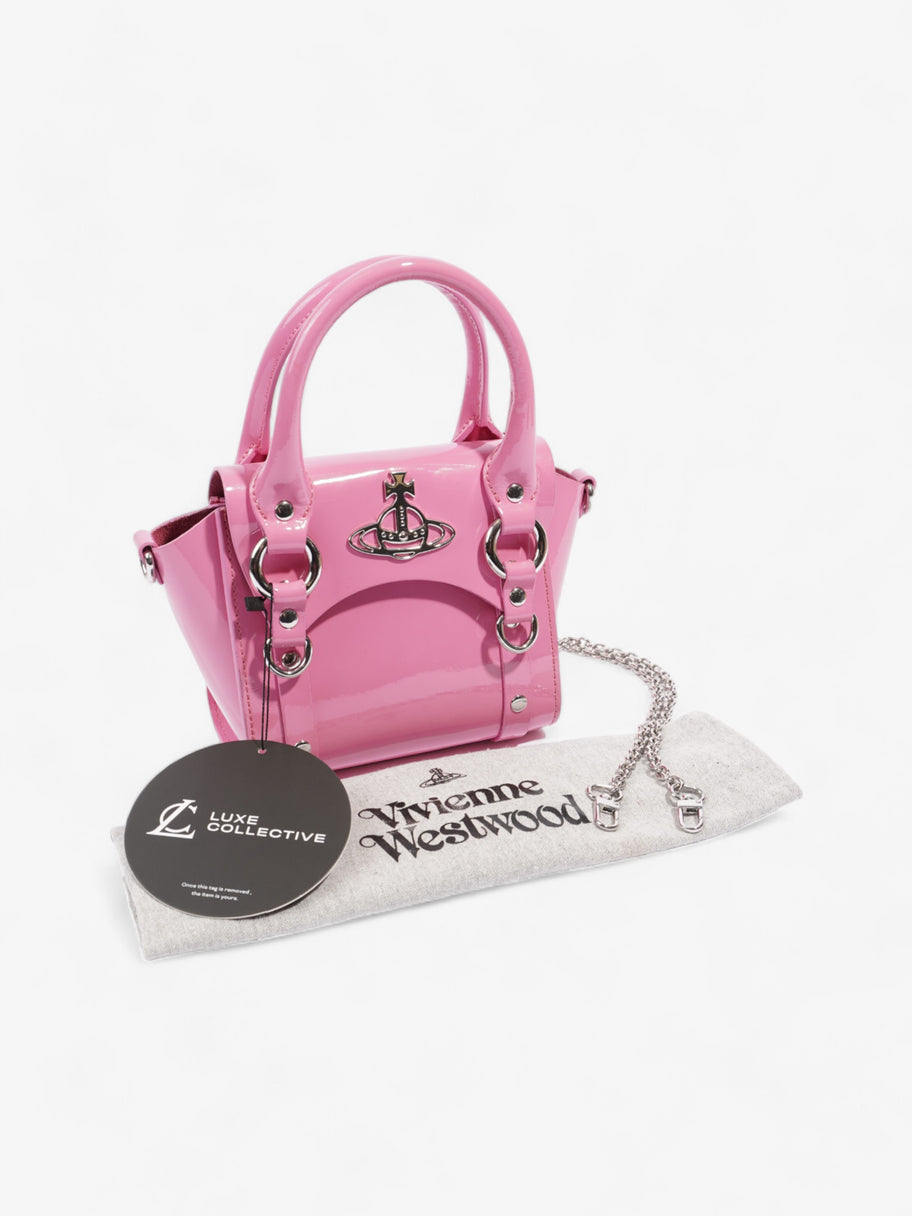 Vivienne Westwood Betty Pink Patent Leather Mini Image 9