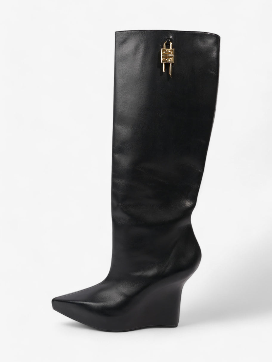 Givenchy Shark Boots 80 Black Leather EU 39 UK 6 Image 5