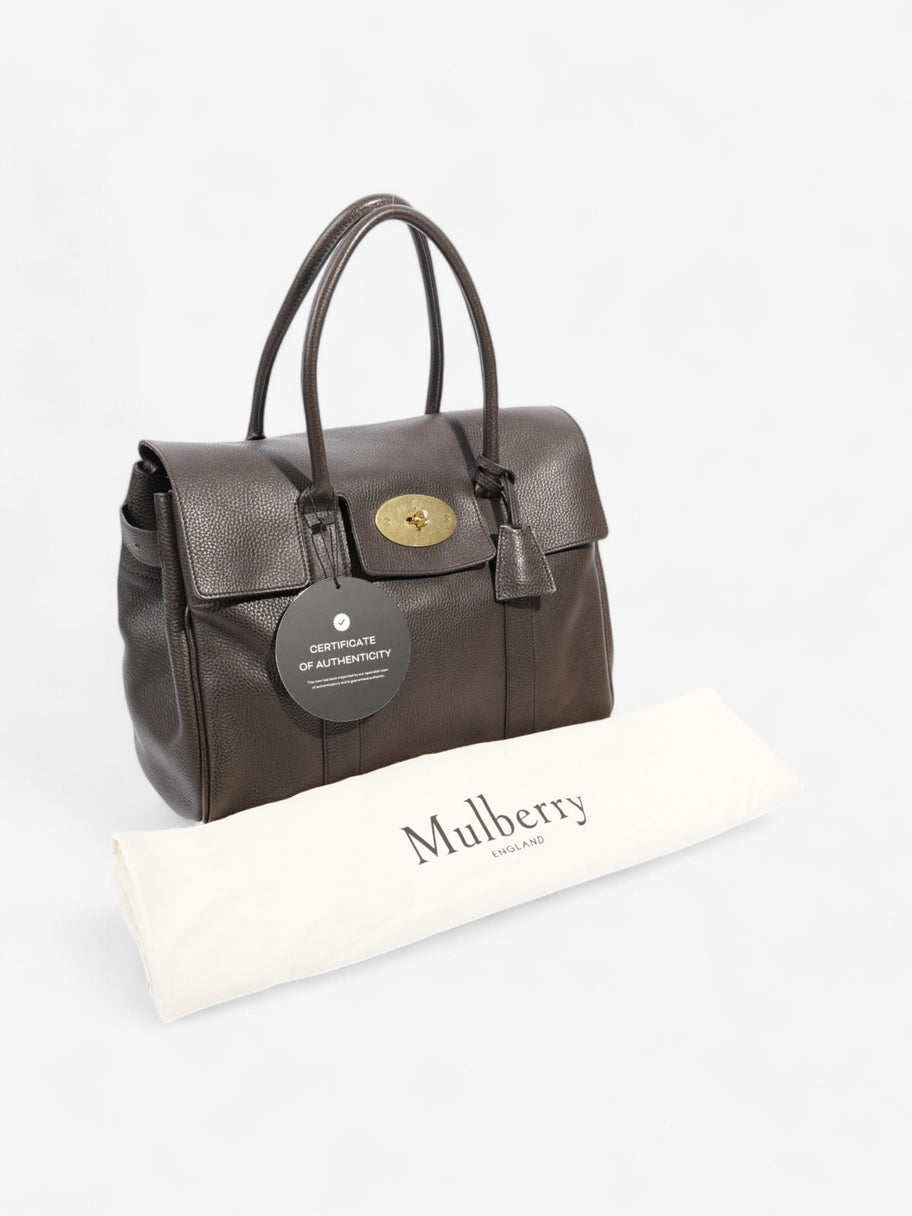 Mulberry Bayswater Ebony Grained Leather Image 10