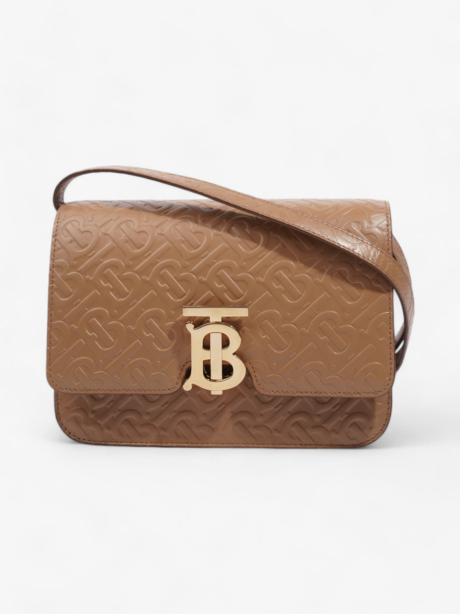 Burberry TB Bag Light Camel Calfskin Leather Small Image 1