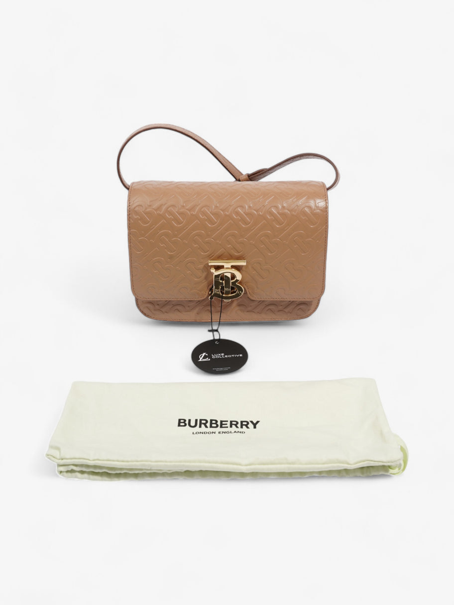 Burberry TB Bag Light Camel Calfskin Leather Small Image 9