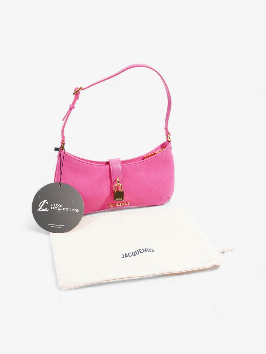 Jacquemus Le Bisou Cadenas Dark Pink Suede Image 9