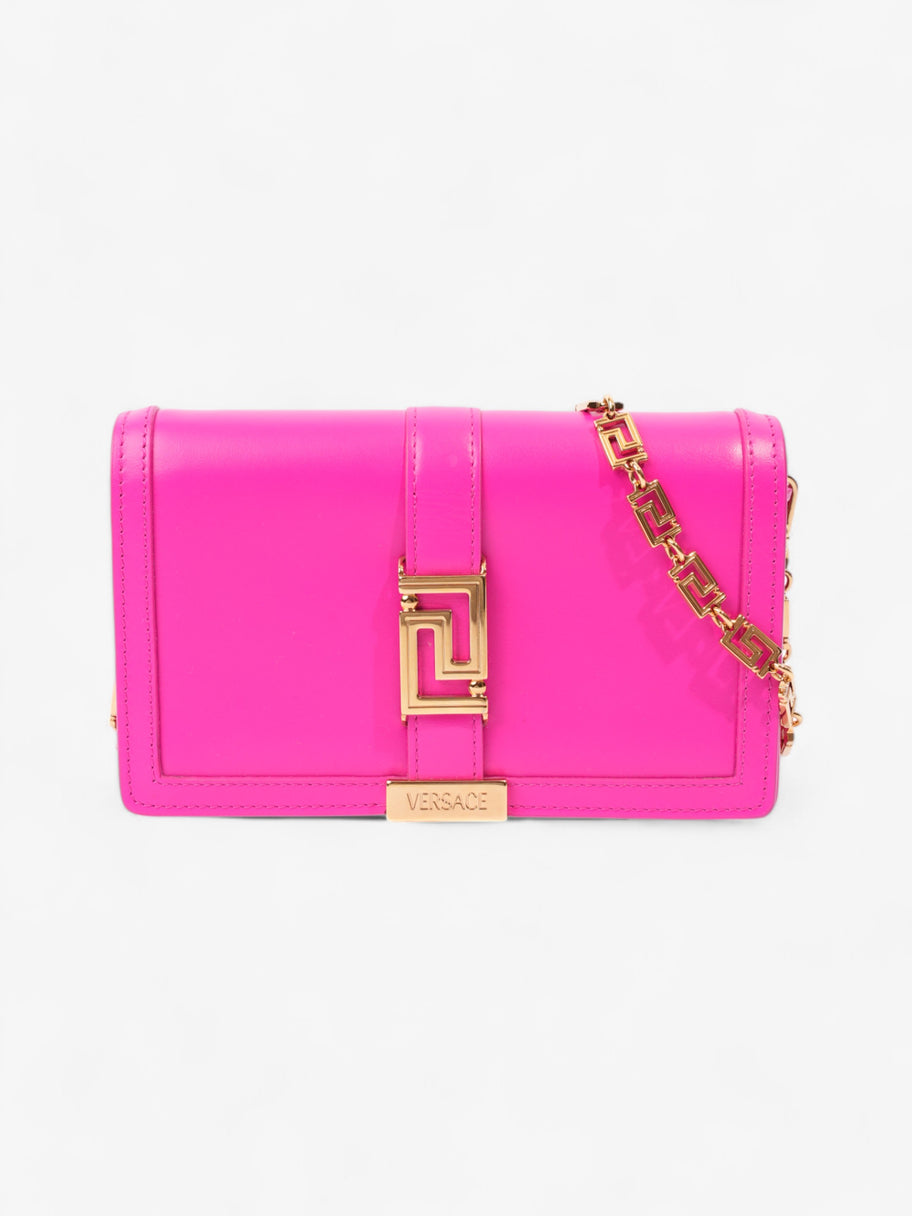 Versace Greca Goddess Hot Pink Calfskin Leather Image 1