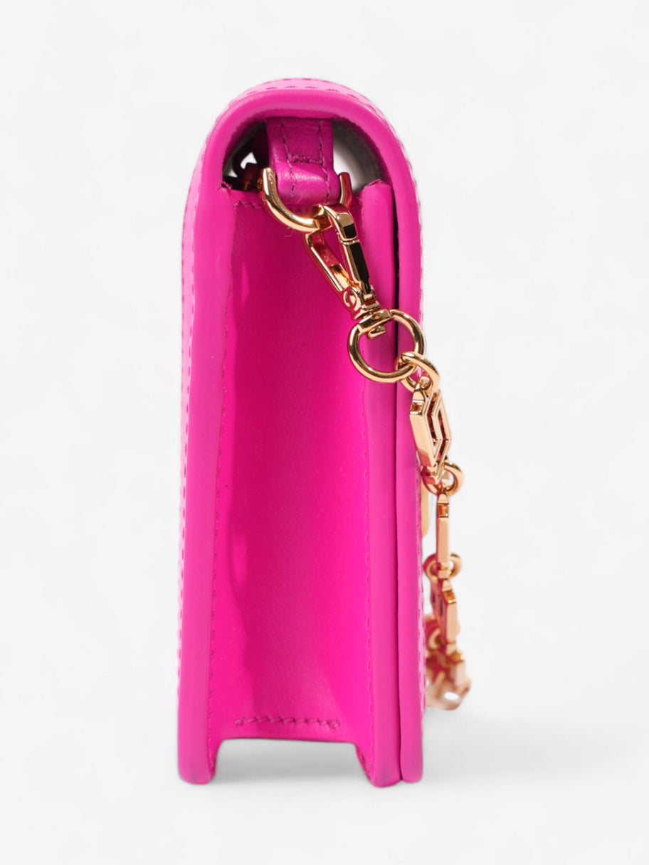 Versace Greca Goddess Hot Pink Calfskin Leather Image 5