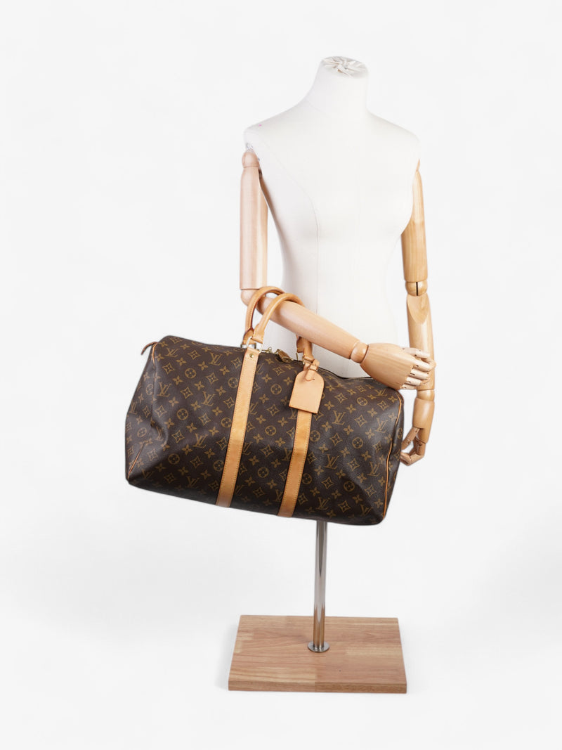  Louis Vuitton Keepall Monogram Coated Canvas 50