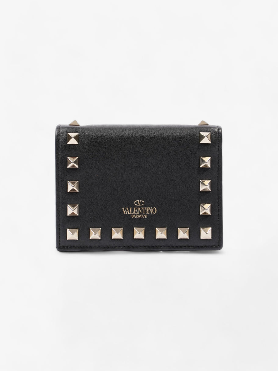 Valentino Rockstud Wallet Black Leather Small Image 3