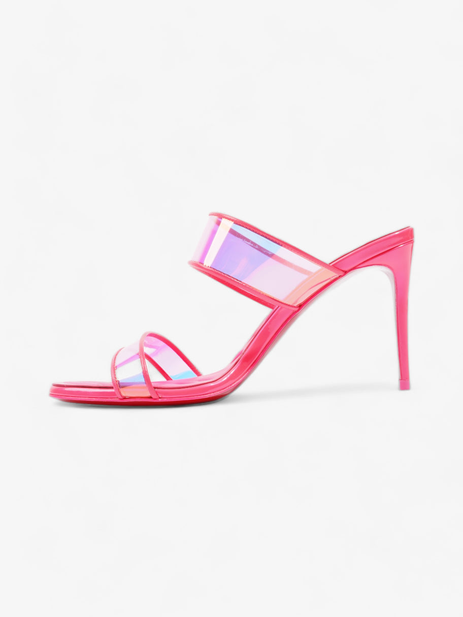 Christian Louboutin Just Loubi 85mm Fluo Pink PVC EU 37.5 UK 4.5 Image 3