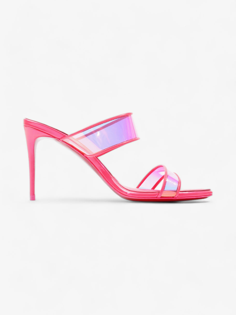 Christian Louboutin Just Loubi 85mm Fluo Pink PVC EU 37.5 UK 4.5 Image 4