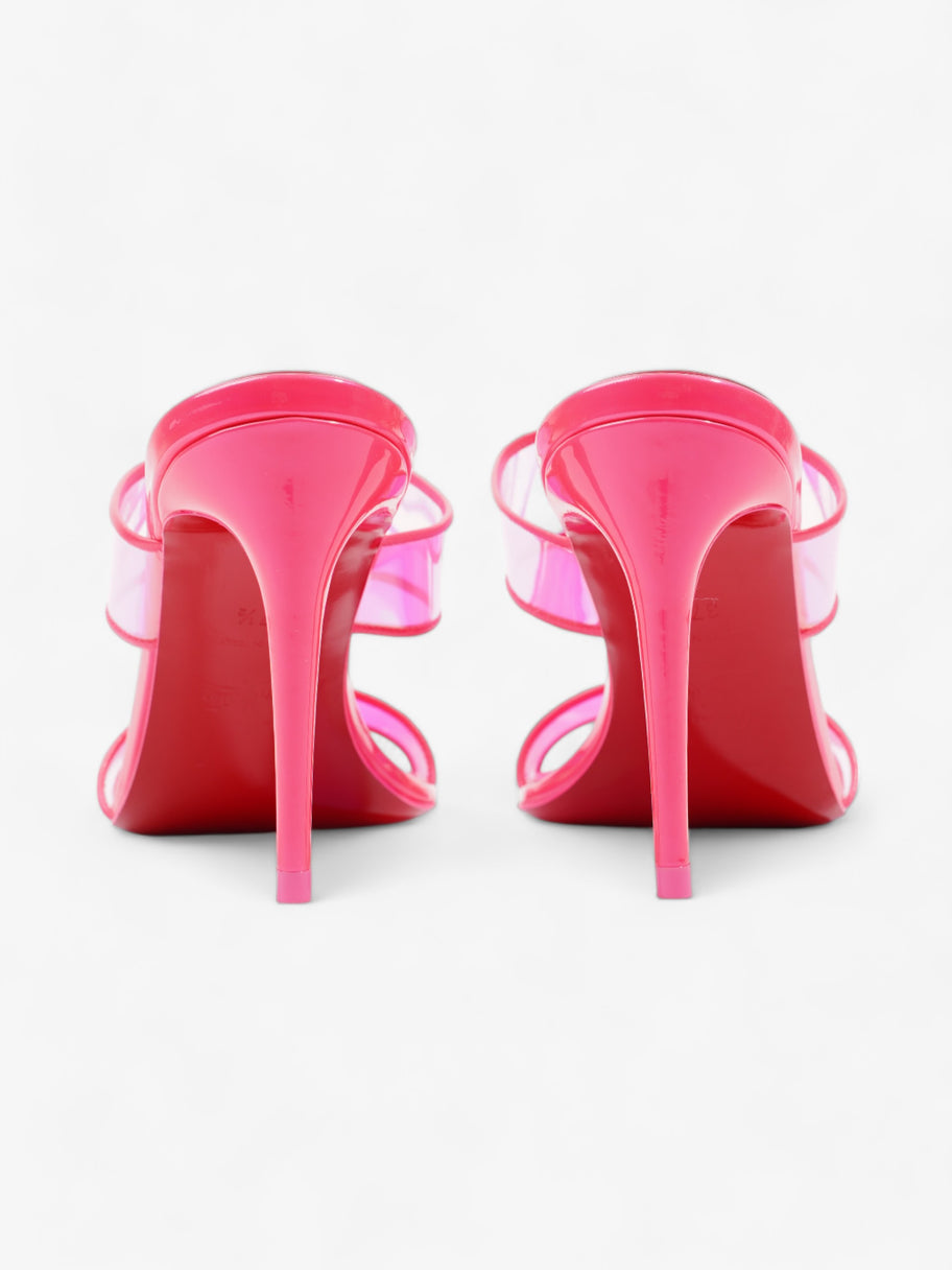 Christian Louboutin Just Loubi 85mm Fluo Pink PVC EU 37.5 UK 4.5 Image 6