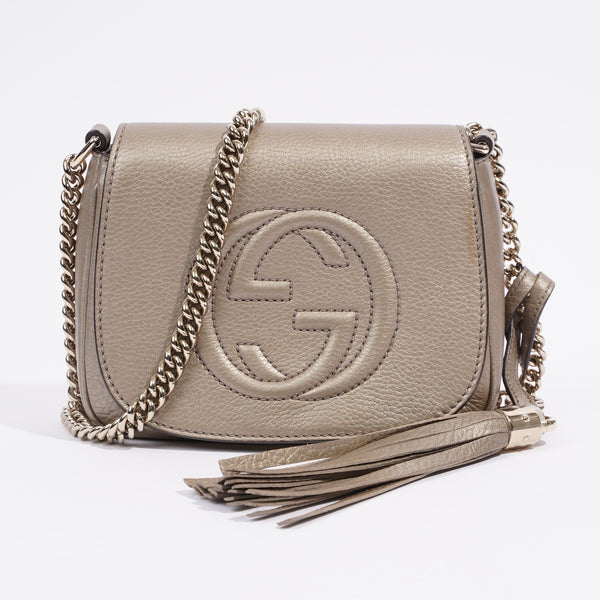 Gucci disco hot sale bag tan