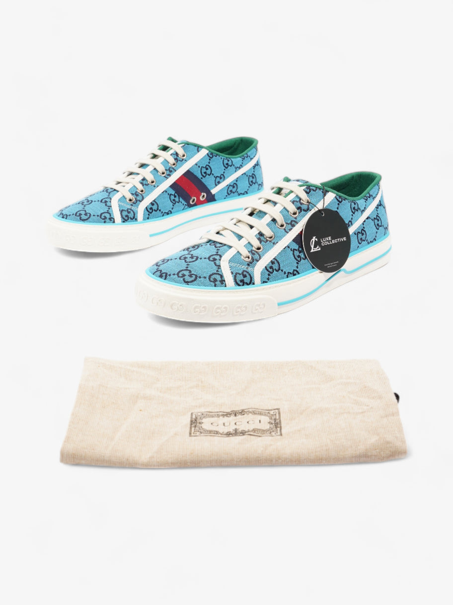 Gucci Tennis 1977 Blue GG Canvas EU 44 UK 10 Image 10