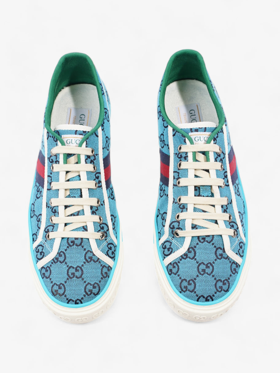 Gucci Tennis 1977 Blue GG Canvas EU 44 UK 10 Image 8