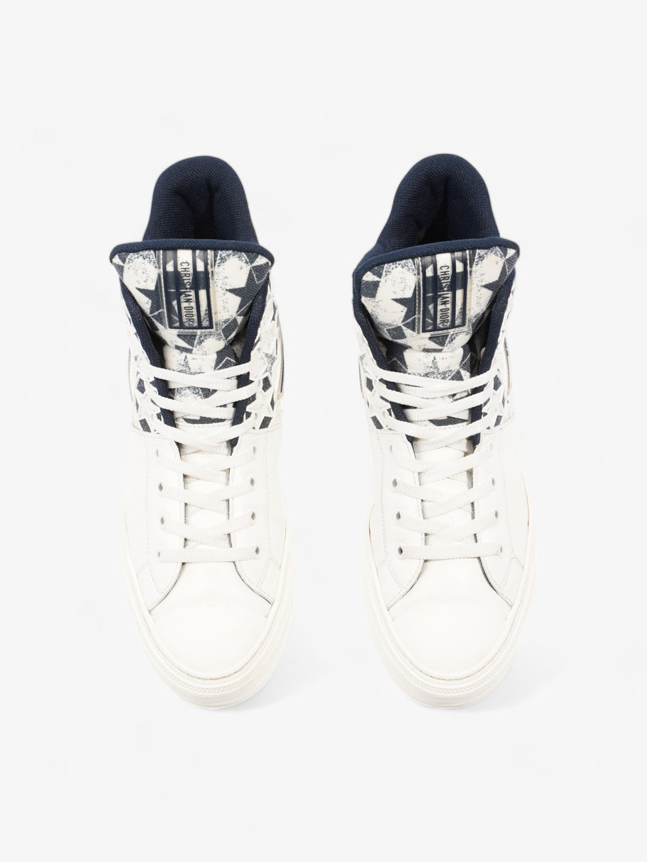 Walk'n'Dior Star Sneakers White / Navy Leather EU 41 UK 7 Image 8