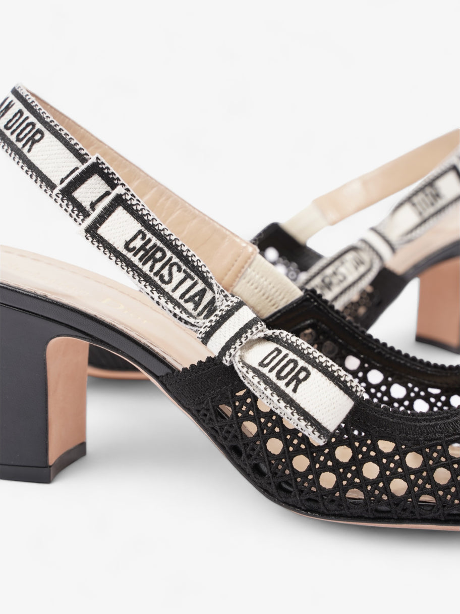 Christian Dior D-Moi Slingback 55mm Black Lace EU 41 UK 8 Image 9