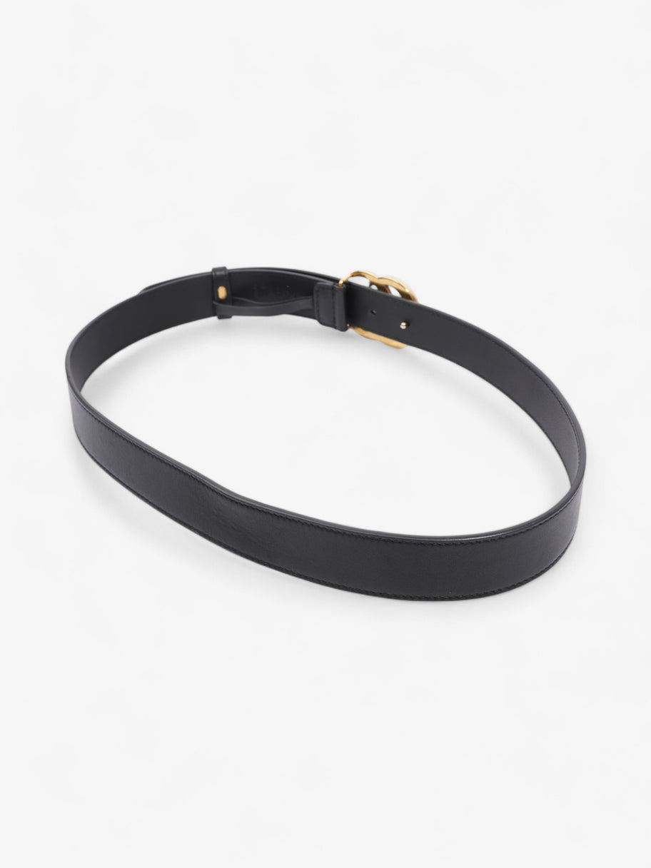 Gucci GG Marmont Belt Black / Gold Leather 85cm / 34