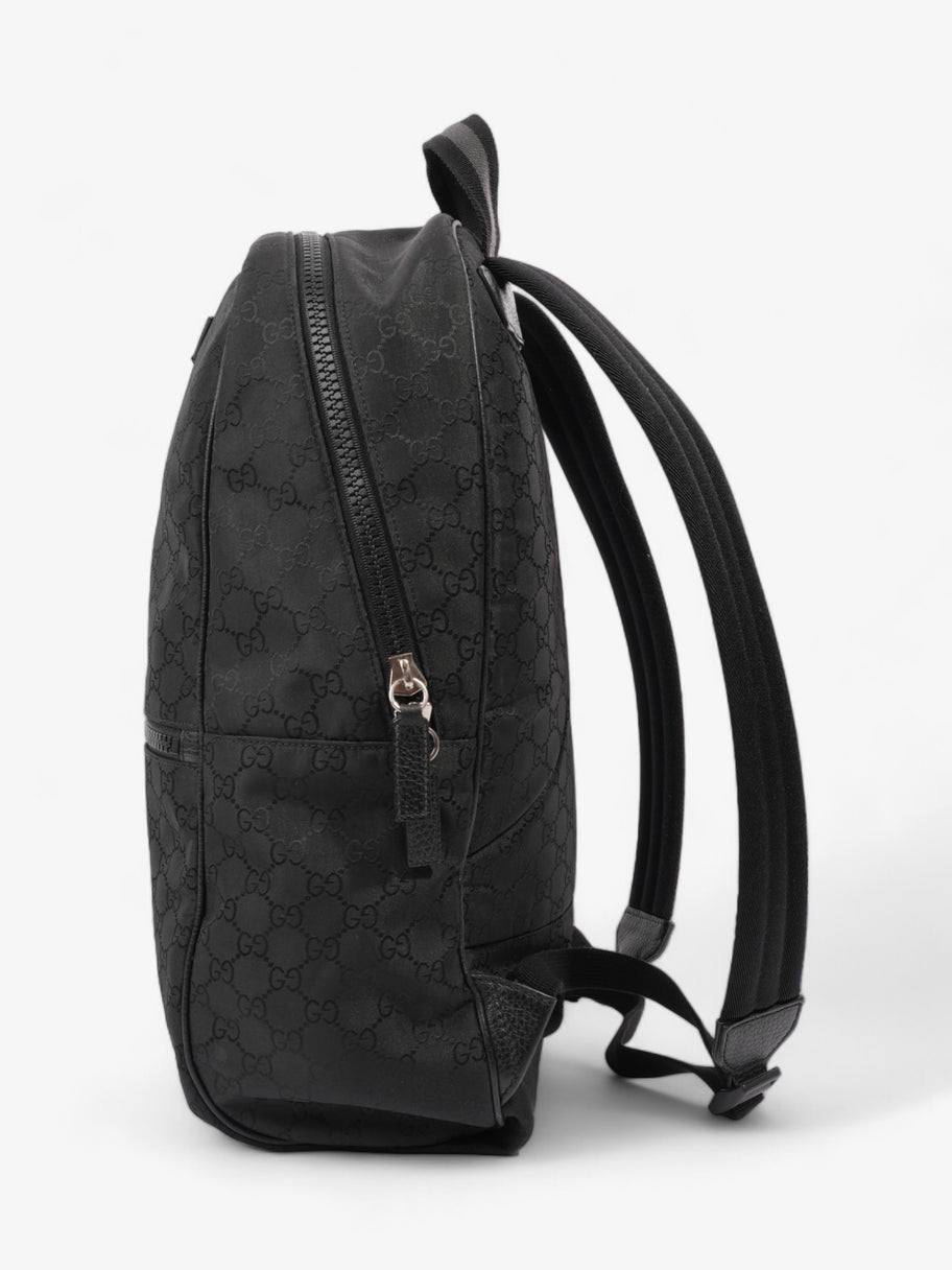 Gucci Double Zip Backpack Black GG Supreme Nylon Image 3