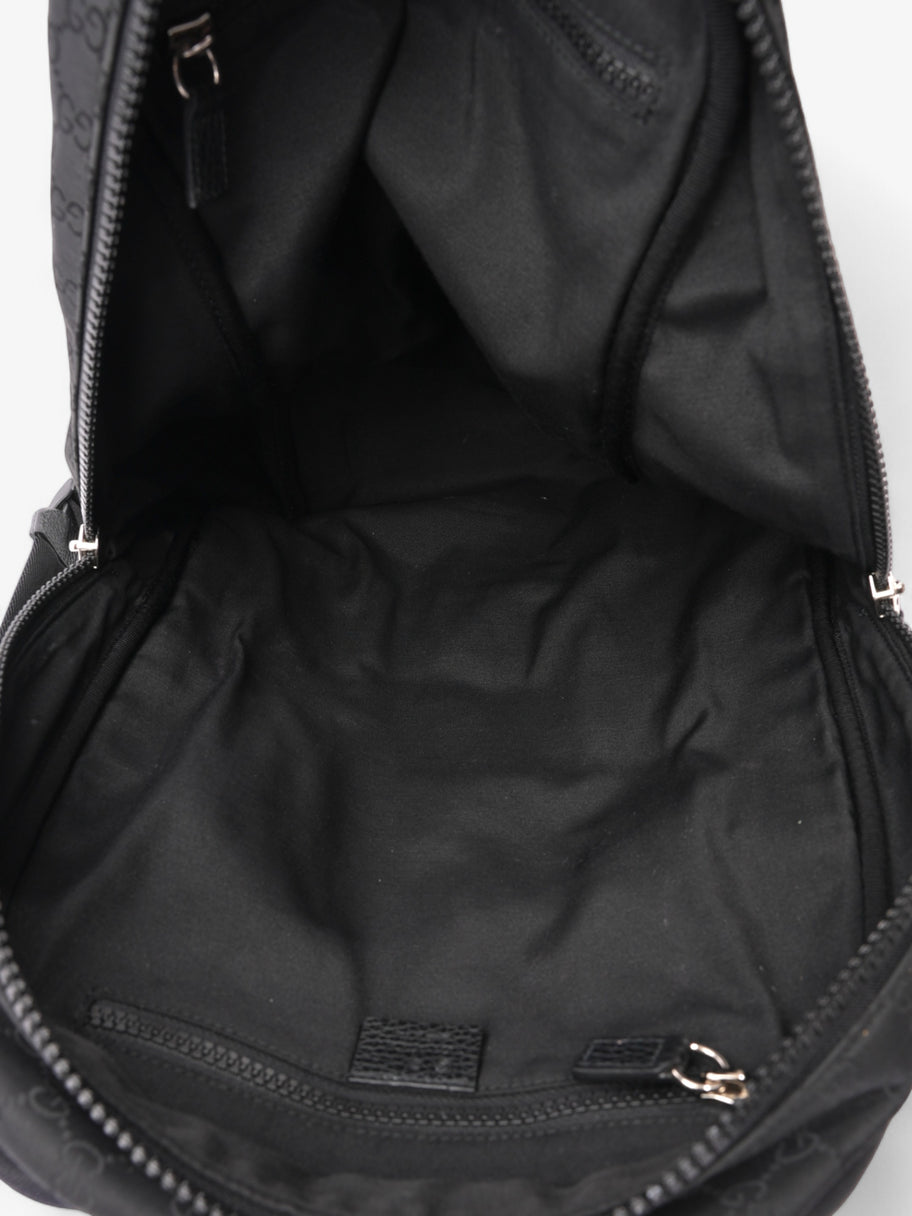 Gucci Double Zip Backpack Black GG Supreme Nylon Image 9