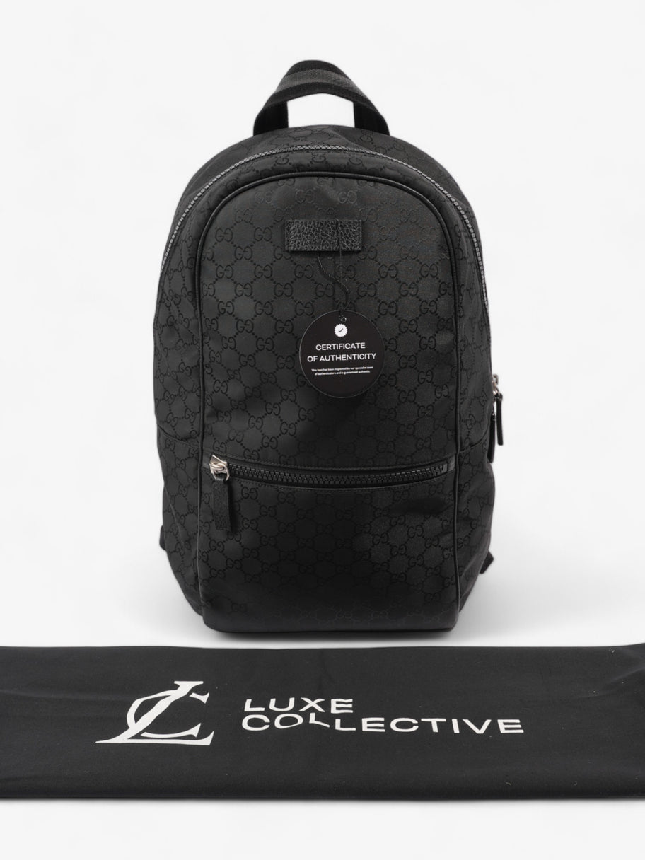 Gucci black nylon backpack sale