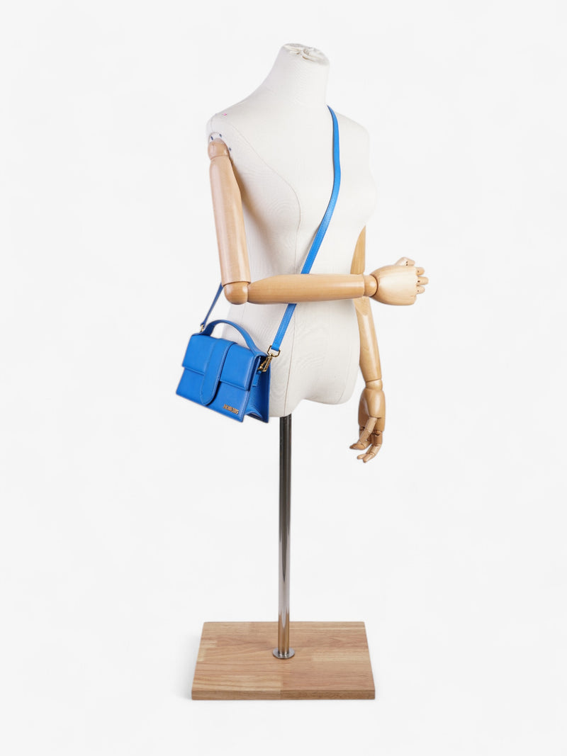  Jacquemus Le Bambino Long Blue Leather