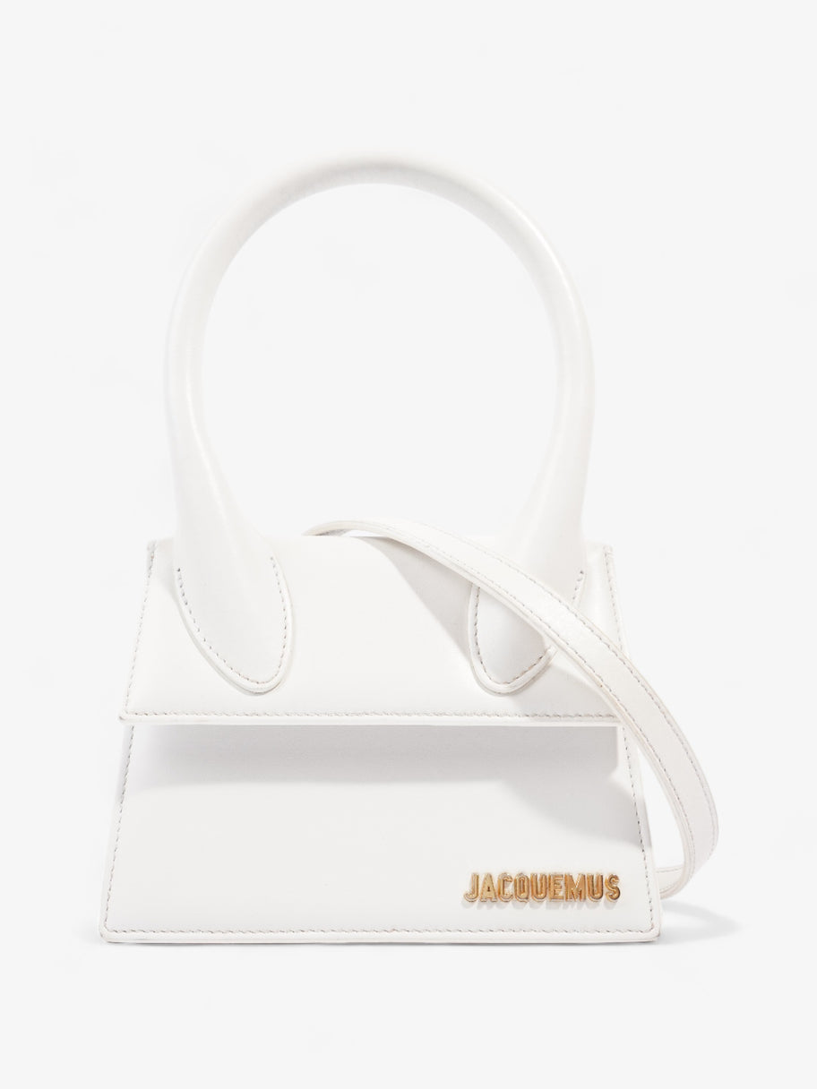 Jacquemus Le Chiquito Moyen White Leather Image 1