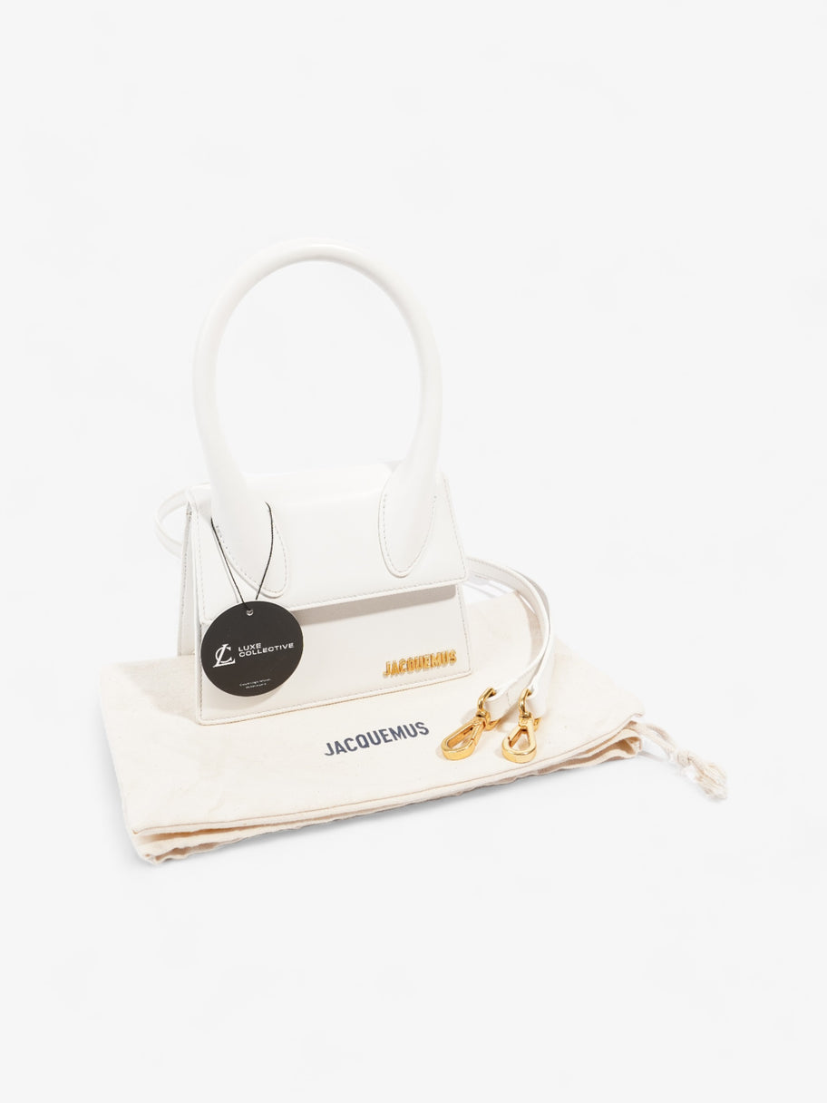 Jacquemus Le Chiquito Moyen White Leather Image 9