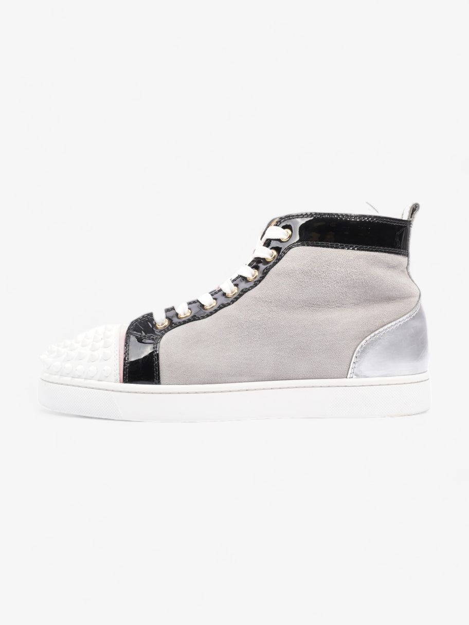 Lou Spikes High-tops  Grey / White / Pink Suede EU 41 UK 7 Image 5