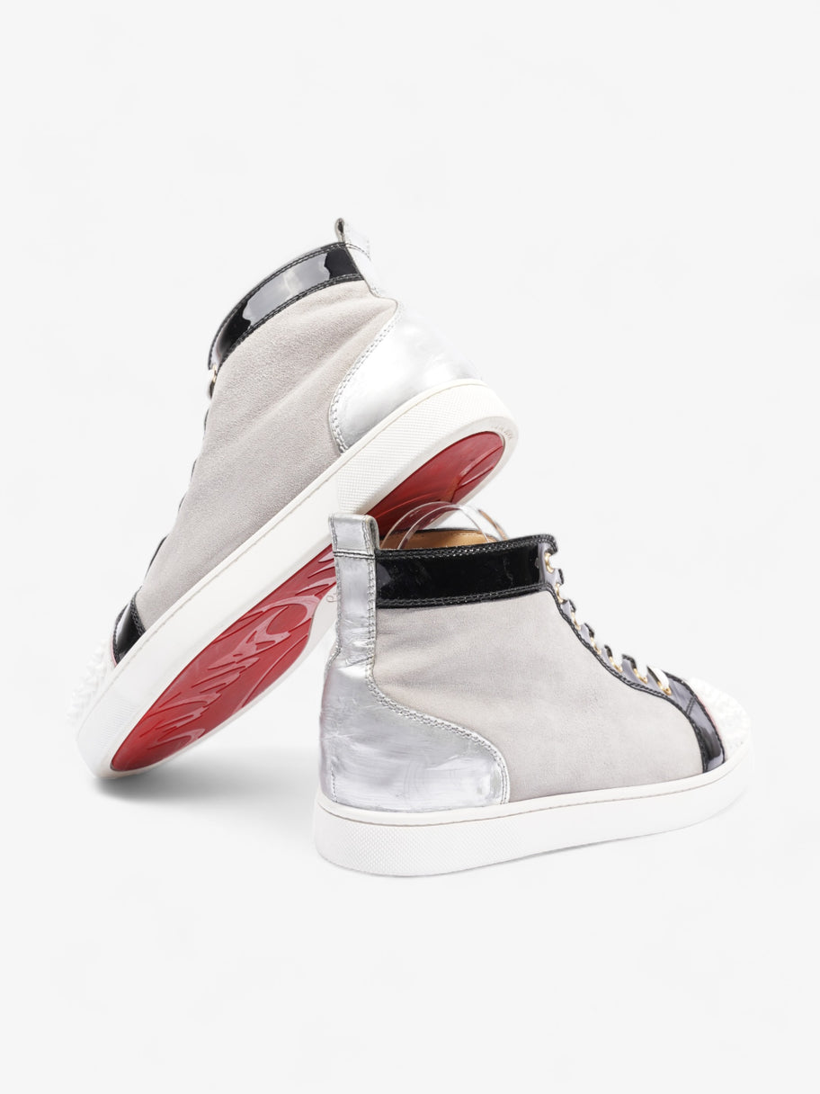 Lou Spikes High-tops  Grey / White / Pink Suede EU 41 UK 7 Image 9