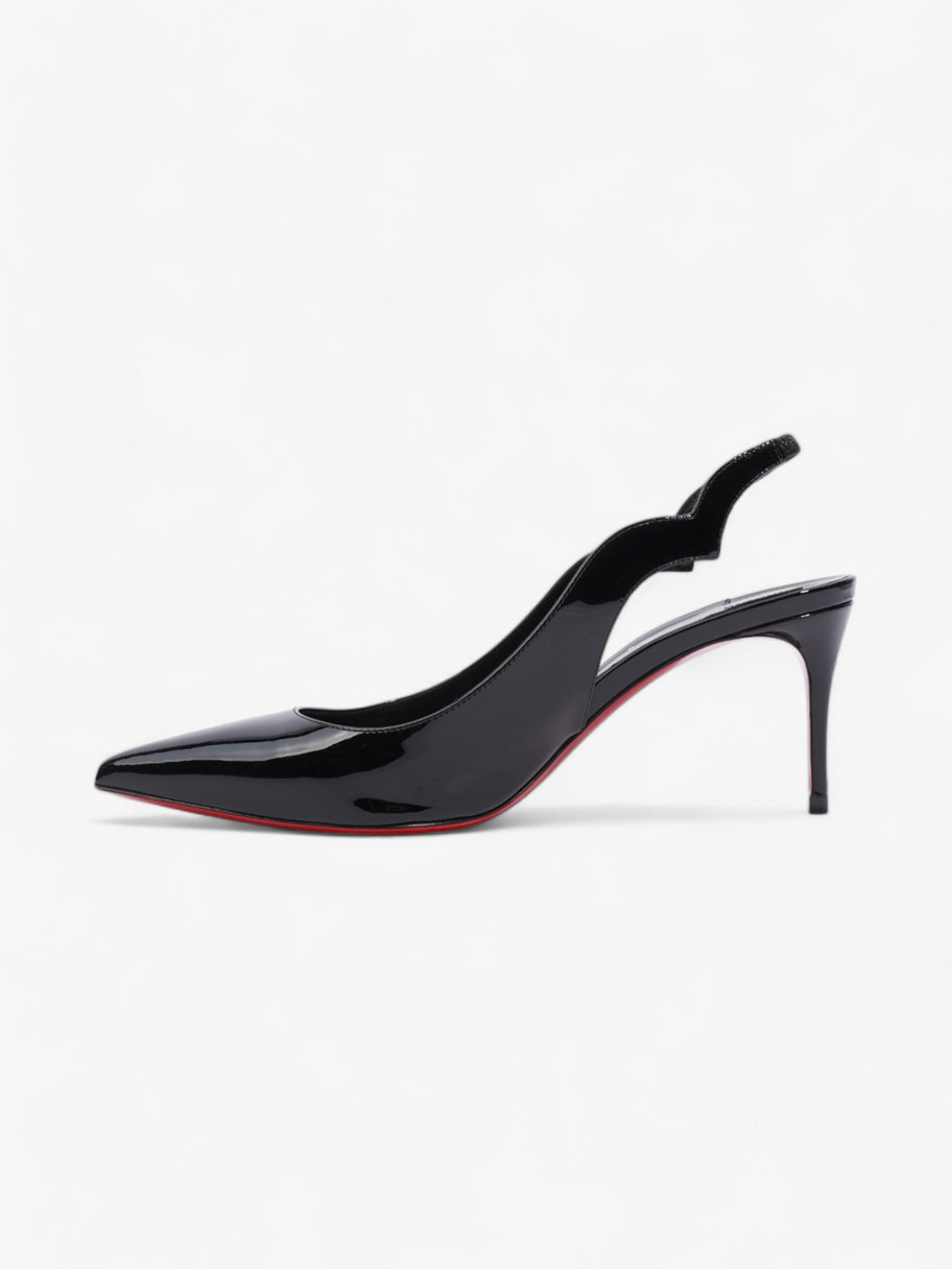 Christian Louboutin Hot Chick Slingback 70mm Black Patent Leather EU 38 UK 5 Image 3