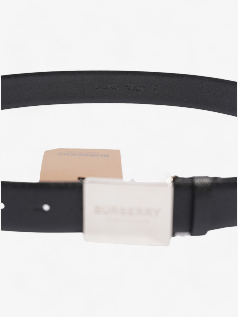 Burberry Burberry Plaque Buckle Belt Black Leather 105cm 42 Luxe Collective